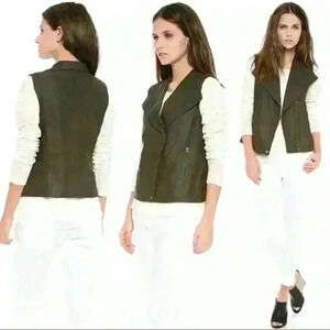 Vince Brown  Leather Vest, Size M